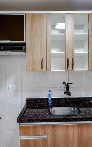 Casa de condomínio à venda com 57m², 2 quartos e 1 vagaCozinha