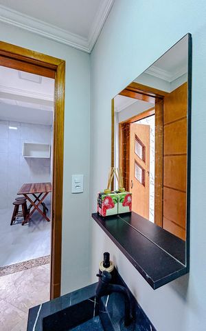 Casa de condomínio à venda com 57m², 2 quartos e 1 vagaLavabo