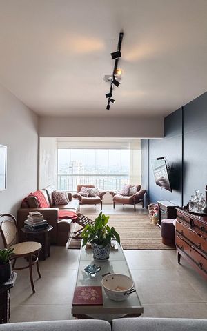 Apartamento à venda com 158m², 3 quartos e 3 vagas Apartamento à venda com 158m², 3 quartos e 3 vagasSala