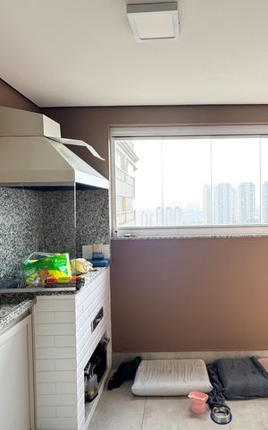 Apartamento à venda com 158m², 3 quartos e 3 vagas Apartamento à venda com 158m², 3 quartos e 3 vagasChurrasqueira