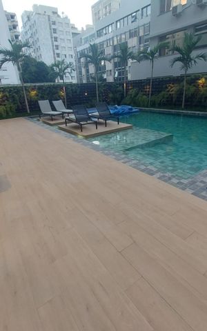 Apartamento para alugar com 110m², 3 quartos e 2 vagas Apartamento para alugar com 110m², 3 quartos e 2 vagasÁrea comum - Piscina