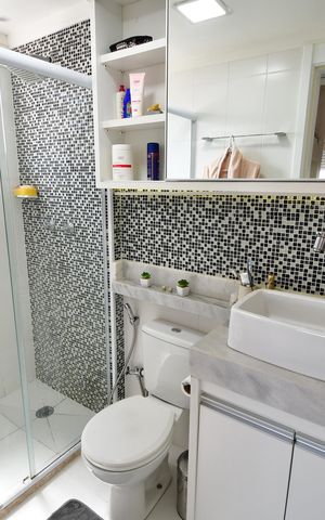 Apartamento à venda com 54m², 2 quartos e 1 vagaBanheiro Suíte