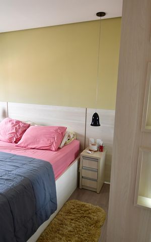 Apartamento à venda com 54m², 2 quartos e 1 vagaQuarto 2 - Suíte