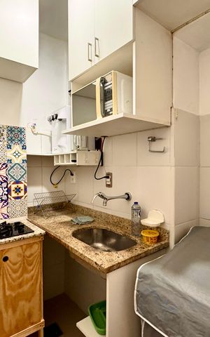 Apartamento para alugar com 29m², 1 quarto e sem vaga