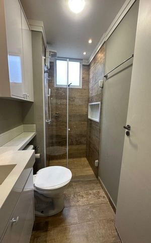 Apartamento para alugar com 47m², 2 quartos e 1 vaga Apartamento para alugar com 47m², 2 quartos e 1 vagaBanheiro