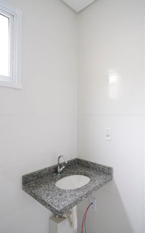 Apartamento à venda com 50m², 2 quartos e 1 vagaBanheiro da suíte