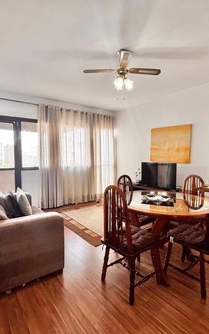 Apartamento para alugar com 65m², 1 quarto e 1 vaga Apartamento para alugar com 65m², 1 quarto e 1 vagaSala
