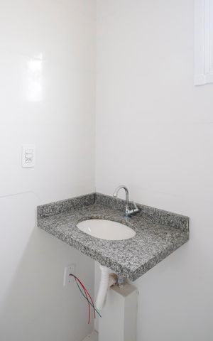 Apartamento à venda com 50m², 2 quartos e 1 vagaBanheiro da suíte