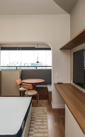 Studio para alugar com 24m², 1 quarto e sem vagaStudio