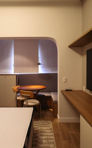 Studio para alugar com 24m², 1 quarto e sem vagaStudio