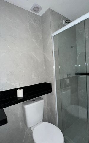 Apartamento para alugar com 55m², 2 quartos e 1 vaga Apartamento para alugar com 55m², 2 quartos e 1 vagaBanheiro Social