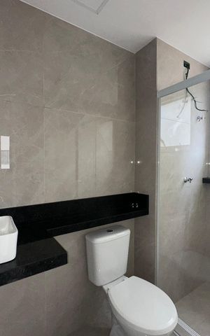 Apartamento para alugar com 55m², 2 quartos e 1 vaga Apartamento para alugar com 55m², 2 quartos e 1 vagaBanheiro da Suíte