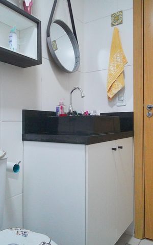 Apartamento para alugar com 51m², 2 quartos e 1 vagaBanheiro 