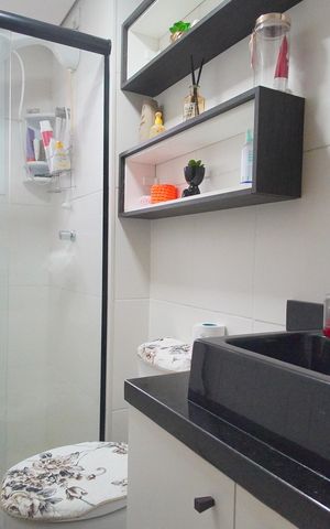 Apartamento para alugar com 51m², 2 quartos e 1 vagaBanheiro 