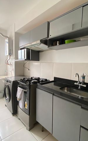 Apartamento para alugar com 42m², 2 quartos e 1 vaga
