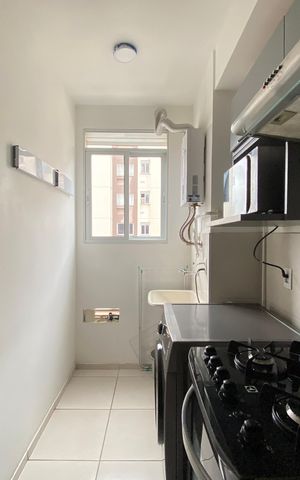 Apartamento para alugar com 42m², 2 quartos e 1 vaga