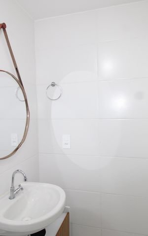 Apartamento para alugar com 25m², 1 quarto e sem vagaBanheiro da Suíte