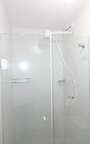 Apartamento para alugar com 25m², 1 quarto e sem vagaBanheiro da Suíte