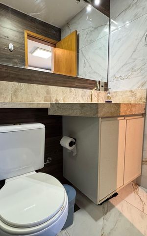 Apartamento à venda com 85m², 2 quartos e 1 vaga Apartamento à venda com 85m², 2 quartos e 1 vagaBanheiro da Suíte