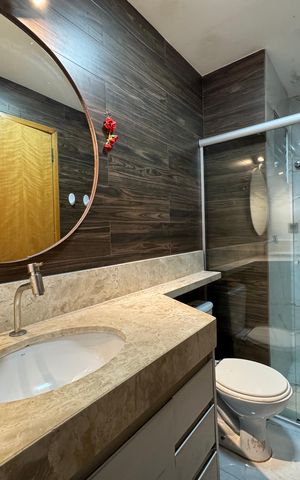 Apartamento à venda com 85m², 2 quartos e 1 vaga Apartamento à venda com 85m², 2 quartos e 1 vagaBanheiro
