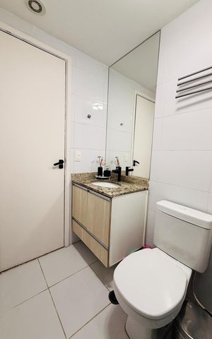 Apartamento à venda com 74m², 2 quartos e 1 vaga Apartamento à venda com 74m², 2 quartos e 1 vagaBanheiro 2