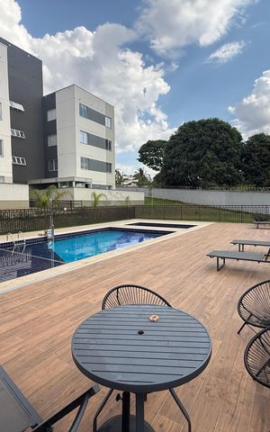 Apartamento à venda com 45m², 2 quartos e 1 vaga Apartamento à venda com 45m², 2 quartos e 1 vagaÁrea comum - Piscina