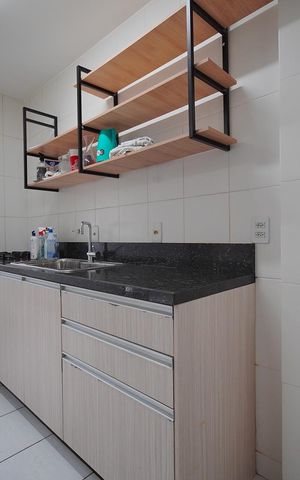 Apartamento para alugar com 53m², 1 quarto e 1 vagaCozinha 