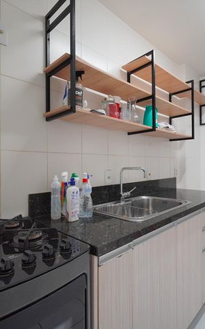 Apartamento para alugar com 53m², 1 quarto e 1 vagaCozinha 