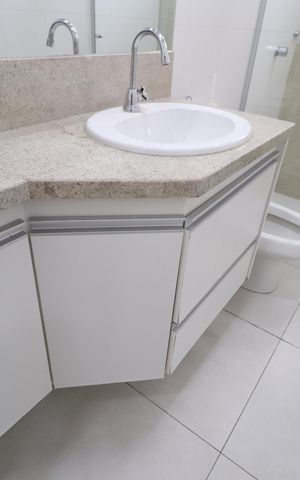 Apartamento para alugar com 112m², 3 quartos e 2 vagasBanheiro Social