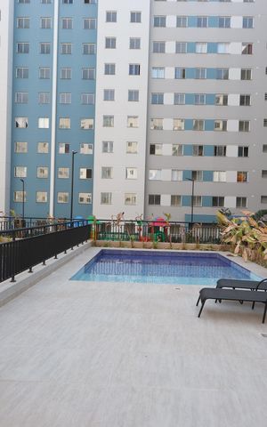 Apartamento para alugar com 35m², 1 quarto e sem vagaÁrea comum - Piscina