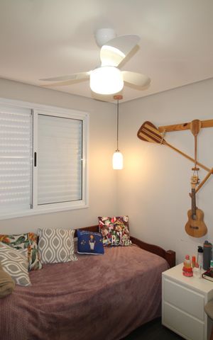 Apartamento à venda com 83m², 3 quartos e 2 vagasQuarto 3