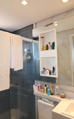 Apartamento à venda com 83m², 3 quartos e 2 vagasBanheiro