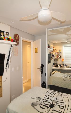 Apartamento à venda com 83m², 3 quartos e 2 vagasQuarto 2