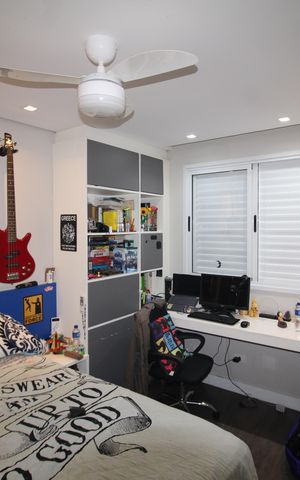 Apartamento à venda com 83m², 3 quartos e 2 vagasQuarto 2