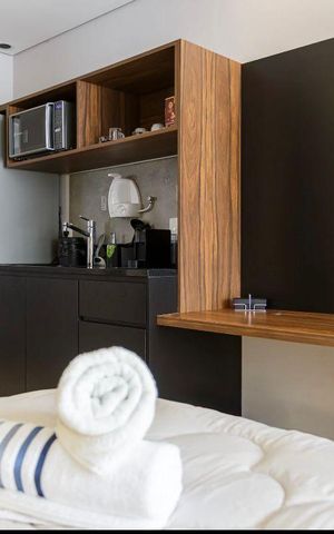 Studio para alugar com 32m², 1 quarto e sem vaga