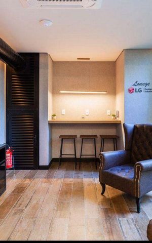 Studio para alugar com 32m², 1 quarto e sem vaga Studio para alugar com 32m², 1 quarto e sem vagaÁrea externa