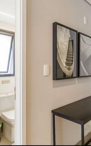 Studio para alugar com 32m², 1 quarto e sem vaga Studio para alugar com 32m², 1 quarto e sem vagaBanheiro