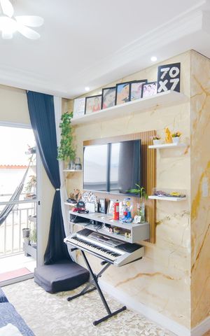 Apartamento à venda com 62m², 2 quartos e 1 vagaSala