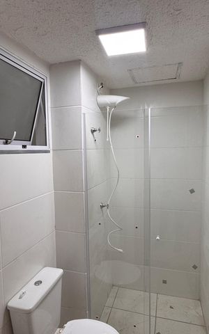 Apartamento para alugar com 50m², 2 quartos e 1 vaga Apartamento para alugar com 50m², 2 quartos e 1 vagaBanheiro