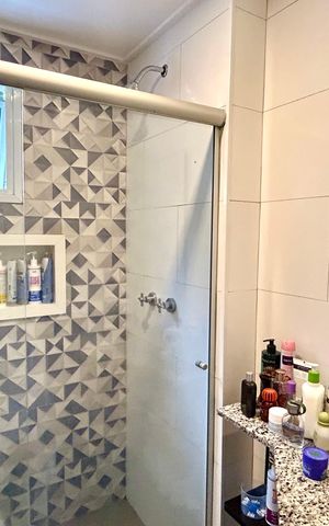 Apartamento à venda com 80m², 2 quartos e 1 vaga Apartamento à venda com 80m², 2 quartos e 1 vagaBanheiro da Suíte