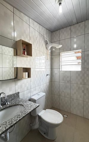 Casa para alugar com 120m², 3 quartos e 1 vaga Casa para alugar com 120m², 3 quartos e 1 vagaÁrea Gourmet - Banheiro