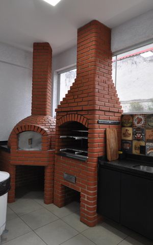 Apartamento para alugar com 120m², 2 quartos e 2 vagasÁrea comum - Churrasqueira e forno