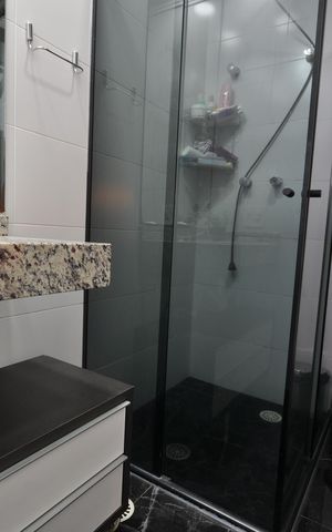 Apartamento para alugar com 120m², 2 quartos e 2 vagasBanheiro do Quarto Suíte