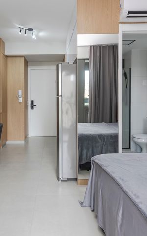 Studio à venda com 26m², 1 quarto e sem vaga Studio à venda com 26m², 1 quarto e sem vagaStudio