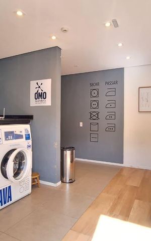 Apartamento para alugar com 34m², 2 quartos e sem vaga Apartamento para alugar com 34m², 2 quartos e sem vagaLavanderia