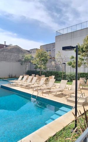 Apartamento para alugar com 34m², 2 quartos e sem vaga Apartamento para alugar com 34m², 2 quartos e sem vagaPiscina
