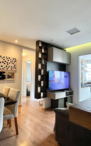 Apartamento à venda com 56m², 2 quartos e 1 vaga Apartamento à venda com 56m², 2 quartos e 1 vagaSala