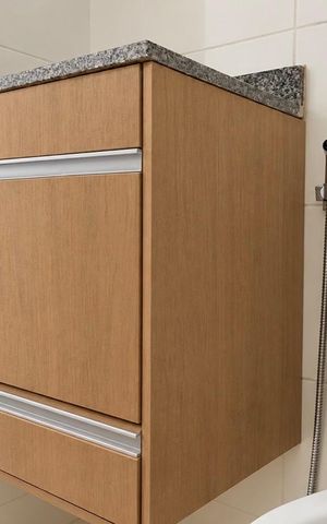 Apartamento para alugar com 45m², 2 quartos e sem vaga Apartamento para alugar com 45m², 2 quartos e sem vagaBanheiro - Armário que será instalado