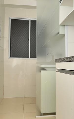 Apartamento para alugar com 45m², 2 quartos e sem vaga Apartamento para alugar com 45m², 2 quartos e sem vagaCozinha e Área de Serviço