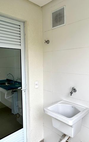 Apartamento para alugar com 46m², 2 quartos e 1 vaga Apartamento para alugar com 46m², 2 quartos e 1 vagaÁrea de Serviço